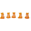 Lišky 6233-203 5 kusů 40 bílých LED výška 12 cm