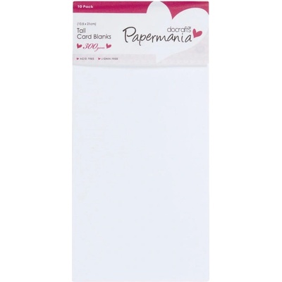 WEST DESIGN West Design 10,5 × 21 cm přání a obálky 10 ks (300 g/m2) bílé