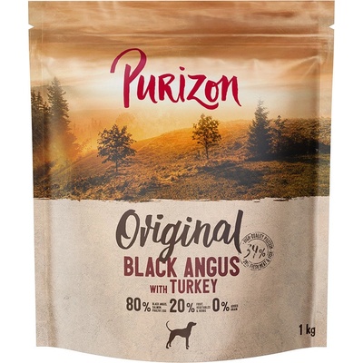 Purizon Adult 80:20:0 Black-Angus hovězí s krocanem bez obilovin 4 kg