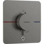 Hansgrohe ShowerSelect Comfort Q 1-функционален, матиран хром, термостатичен смесител за душ с допълнителен изход (15589340)