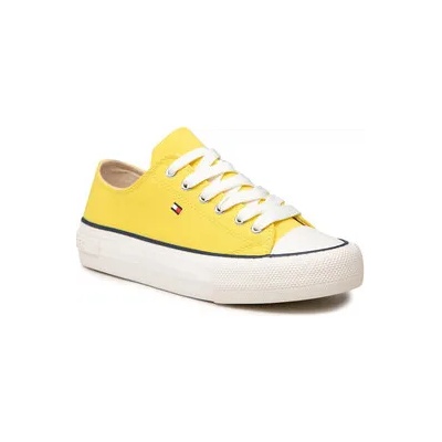 Tommy Hilfiger Кецове Low Cut Lace-Up Sneaker T3A4-32118-0890 S Жълт (Low Cut Lace-Up Sneaker T3A4-32118-0890 S)