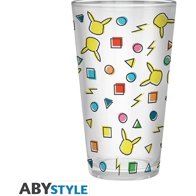 ABYstyle Sklenice Pokémon Pikachu pattern 400 ml