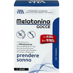 Paladin Pharma Безсъние - Мелатонин SanaVita, 1 mg х 15 ml, капки (551281 (50083) PP)