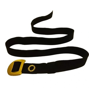 Camp Webbing Belt Black/Yellow