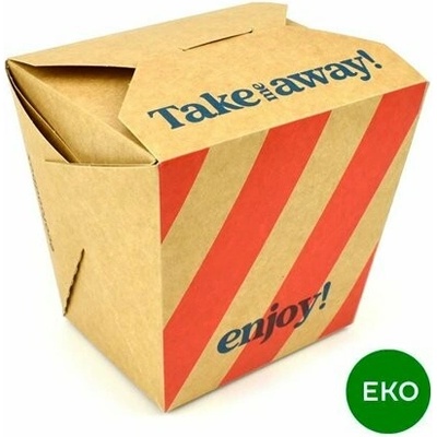 Box na rezance Take me away EKO, kraft, 950 ml