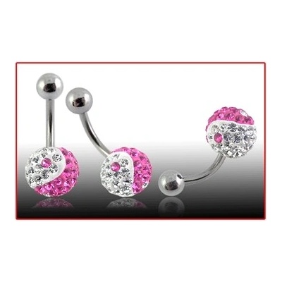 Piercingate piercing do pupíku s krystaly PBSW00063