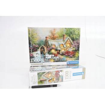 Clementoni High Quality Collection Country Retreat Пъзел 1500 броя Изкуство (GXP-910385) (GXP-910385)