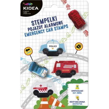 Kidea pečiatky 3ks záchranné vozidlá
