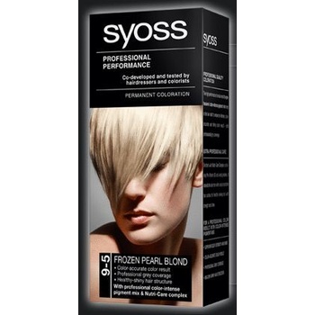 Syoss Permanent Coloration Permanent Blond permanentní barva na vlasy 9-5 Frozen Pearl Blond 50 ml