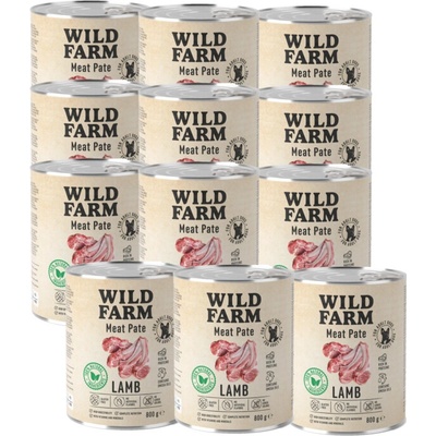 Wild Farm Pate Lamb 12 x 800 g