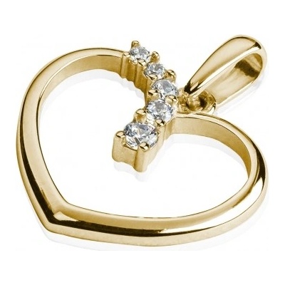 Luxur Přívěsek Emily žluté zlato se zirkony 585 11 2 0668.0Z00.0.00.001.23