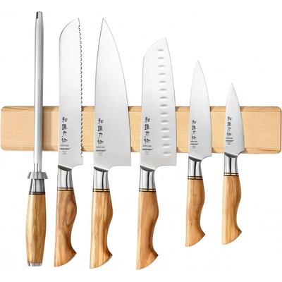 Magnetická lišta na nože 40cm - javor XinZuo – Zboží Dáma