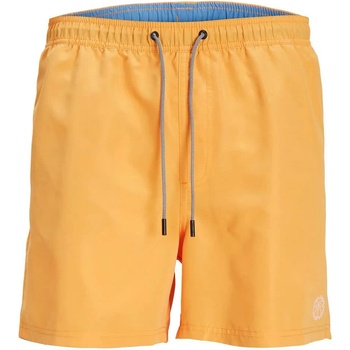 JACK & JONES Бански гащета Jack & jones Fiji Swim Solid swimming shorts - Orange (Apricot / Detail Solid)