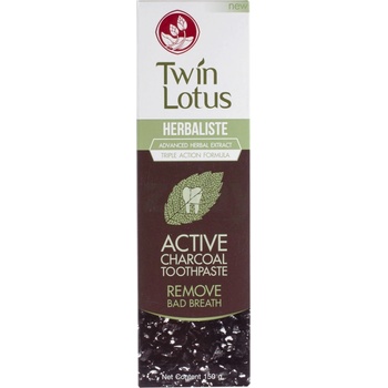 Twin Lotus zubná pasta Herbaliste Active Charcoal 150 g