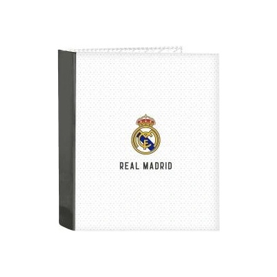 Real Madrid C. F Папка с пръстени Real Madrid C. F. 24/25 Бял Сив A4 27 x 33 x 6 cm