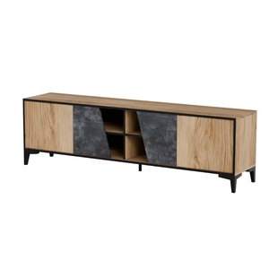 Cama meble Cama 4D RTV шкаф OVO 180x38xH53 дъб/бетон (OVO 201300)