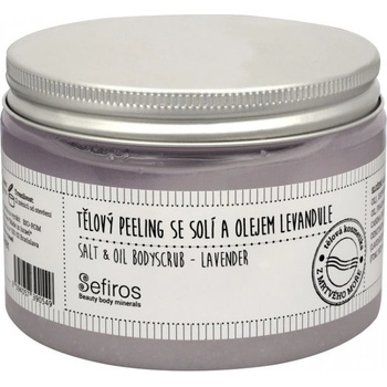 Sefiros telový peeling so soľou a olejom Levanduľa 300 ml