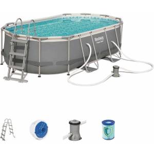 Bestway Басейн с метална рамка Bestway, 427 х 250 х 100см, 56620