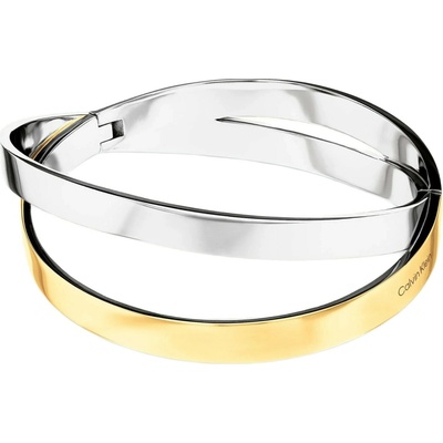 Calvin Klein Dvojitý pevný náramok z ocele Elliptical 35000852