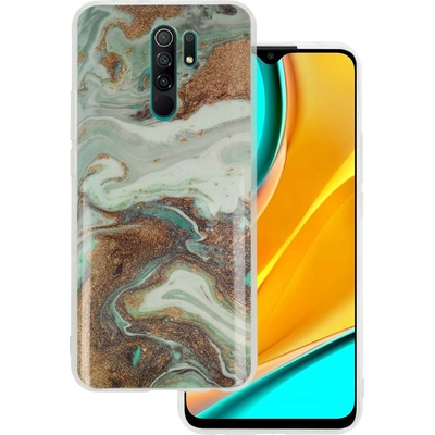 Pouzdro IZMAEL.eu Silikónové třpitivé Marble Xiaomi Redmi 9 multibarevné