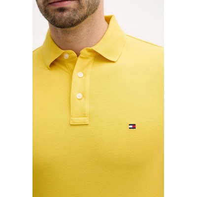 Tommy Hilfiger тениска с яка от памук с еластан (MW0MW17771.)