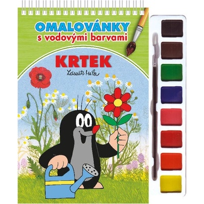 Krtek 3 Omalovánky s vodovými barvami Zdeněk Miler