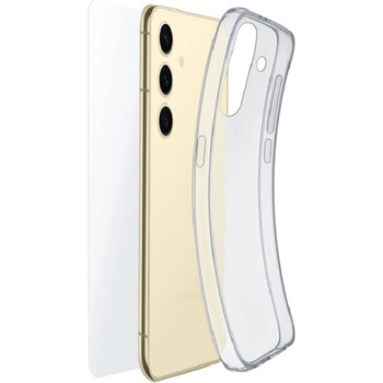 Cellularline Калъф и протектор Cellularline - Galaxy S25, прозрачни (PROTKITGALS25T)