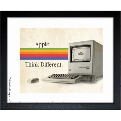 Ilustrace Apple Think Different 30x40 cm