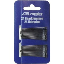 Comair Hair Clips Classic 24 ks, Černá, 5 cm