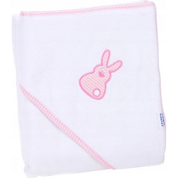Canpol babies Osuška s kapucňou ružová