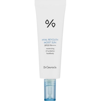 Dr. Ceuracle Hyal Reyouth Moist Sun SPF 50+ PA++++ - Хидратиращ слънцезащитен крем с хиалуронова киселина 50мл