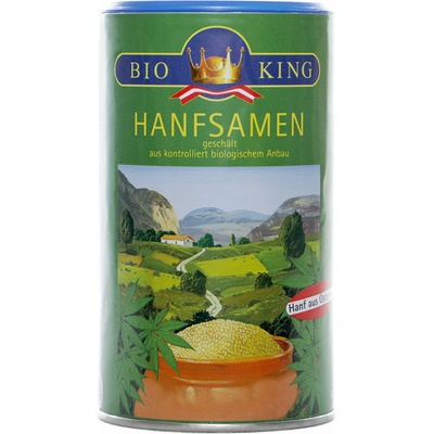 BioKing Конопени семена, обелени и био - 250 г