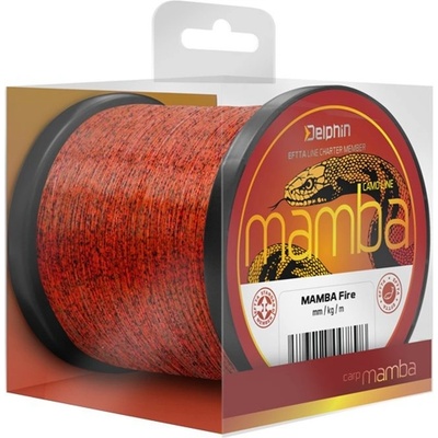 Delphin Mamba Carp Fire - 600m 0,26mm 5,2kg – Zbozi.Blesk.cz