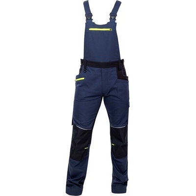 Ardon 4XSTRETCH montérkové nohavice s náprsenkou TMAVO MODRÉ H6626