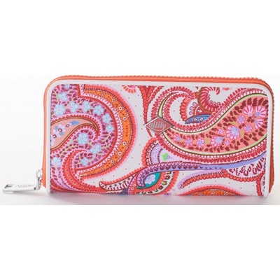 Oilily větší peněženka Summer Paisley oranžová OIL0330-034 Vanilla