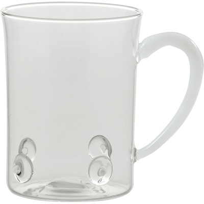 Zafferano Чаша халба Patèa стъклена 510 мл бяла (PAT0300)