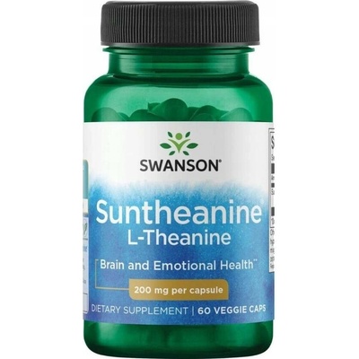 Swanson Suntheanine L-Theanin, 200 60 kapslí