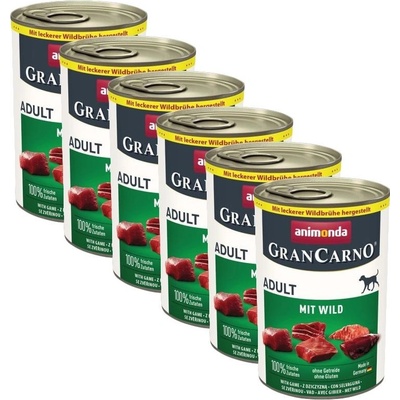 Animonda GranCarno Original Adult zverina 6 x 400 g