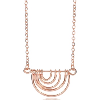 HARAHU Колие el-21143 - Златен / Розов kp21143 (el-21143)