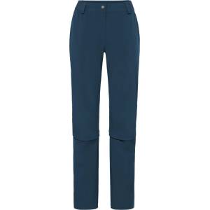 Vaude Дамски панталон със свалящи крачоли Vaude Women's Farley Stretch Zip Off Capri Pants Walking trousers - Dark Sea - размер 36 (110-1688-0412)