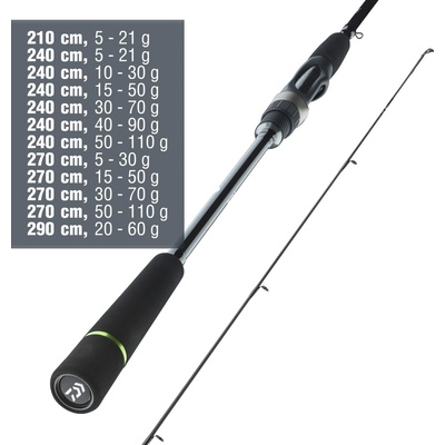 Daiwa PROREX S SPIN 2,4 m 10-30 g 2 díly