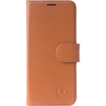 JT BERLIN BookCase Kreuzberg Case - хоризонтален кожен (естествена кожа) калъф тип портфейл за Samsung Galaxy S10 (кафяв)