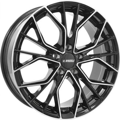 IT WHEELS TIARA 8x19 5x114,3 ET40 black polished