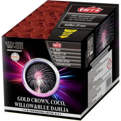 Tarra ohňostroj gold crown coco willow & blue dahlia 34 ran 6 1