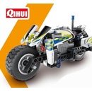 QIHUI BRICKS POLICE MOTORBIKE (PULL BACK)