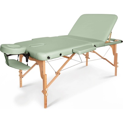 Fabulo Skladací masážny stôl UNO Plus Set Farba: bledozelená 186 x 71 cm 15,2 kg 6 farieb