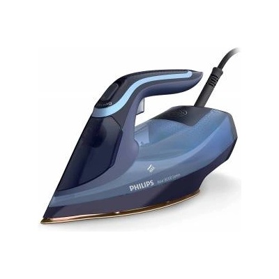 Philips Azur 8000 Series Steam Iron - 55 g/min continuous steam, 240 g steam boost, 3000 W, OptimalTEMP technology, SteamGlide Elite, light blue (DST8020/20)