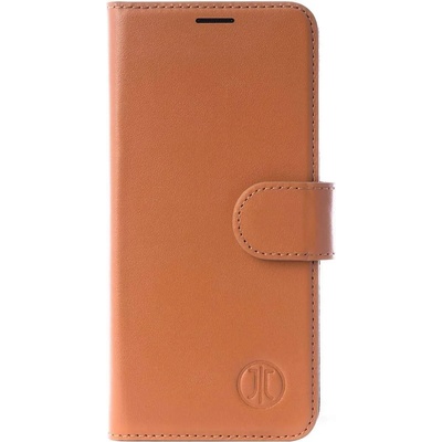 JT BERLIN LeatherBook Kreuzberg Case - хоризонтален кожен (естествена кожа) калъф тип портфейл за Huawei P30 Pro (кафяв)