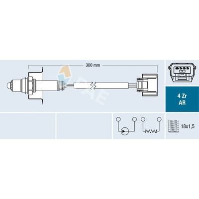 Lambda sonda FAE 75642