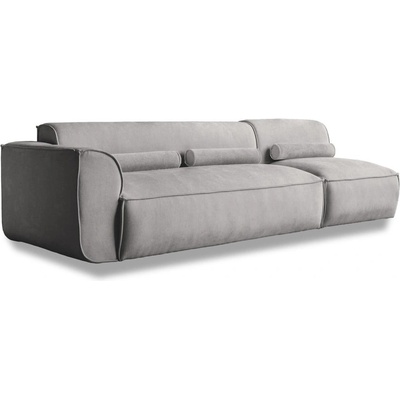 Miuform Светлосив модулна лежанка (ляв ъгъл) Flex Felix - Miuform (2022SO85)